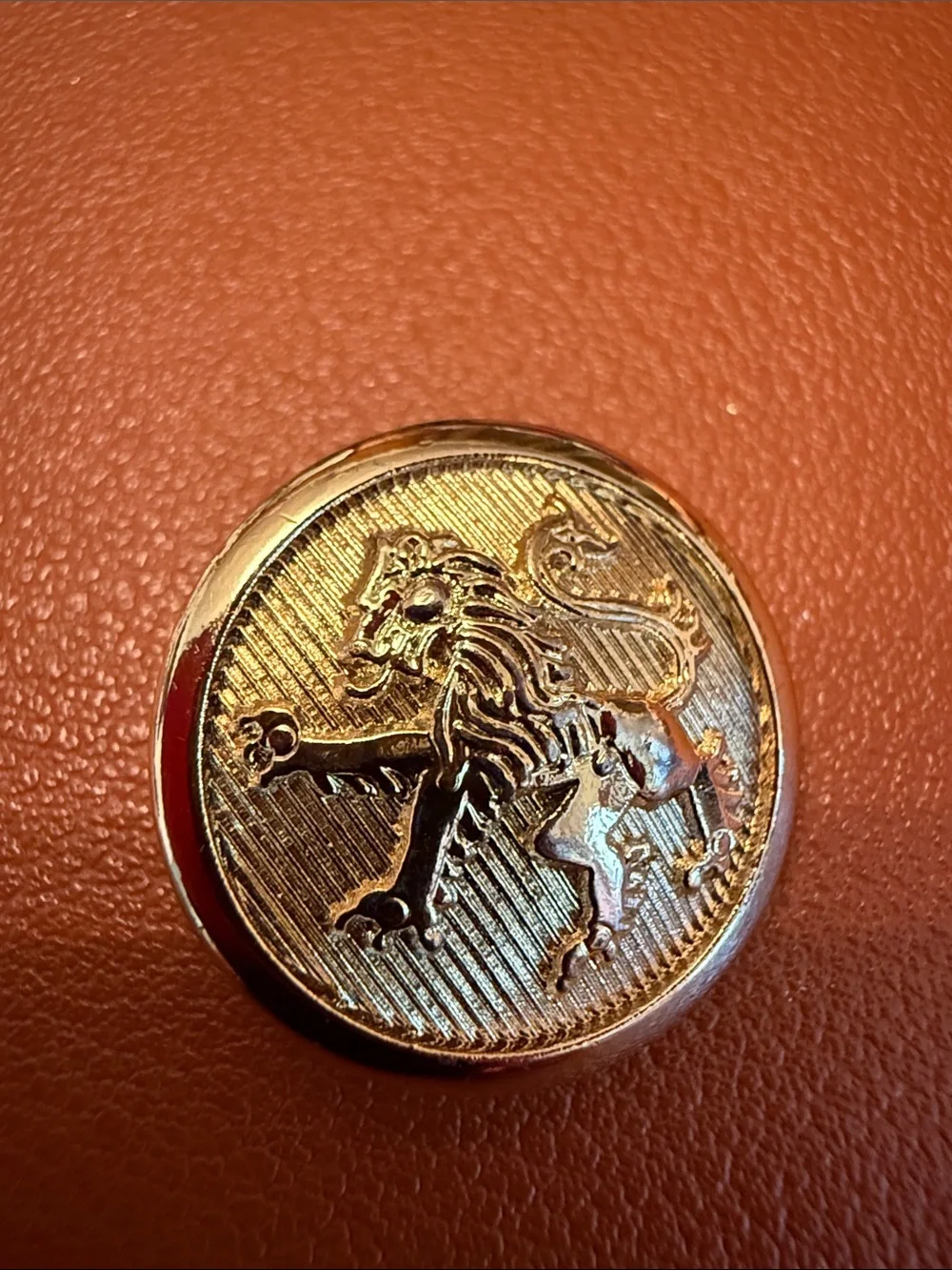 Gold Metal Button Set For Blazer